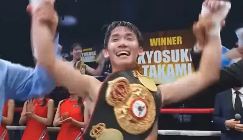 Чемпион мира по версии WBA (Regular) Кёсуке Таками